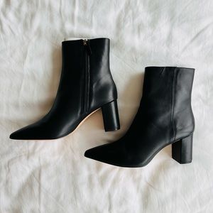 J. Crew leather booties